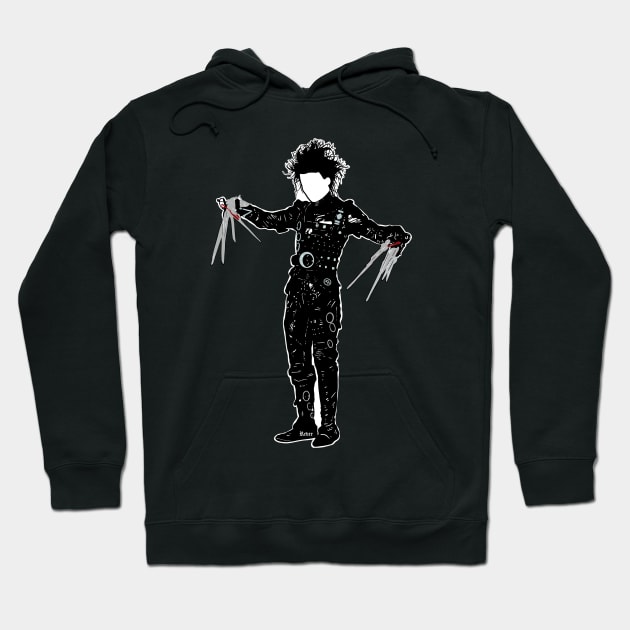 Edward Scissorhands Hoodie by RevArt